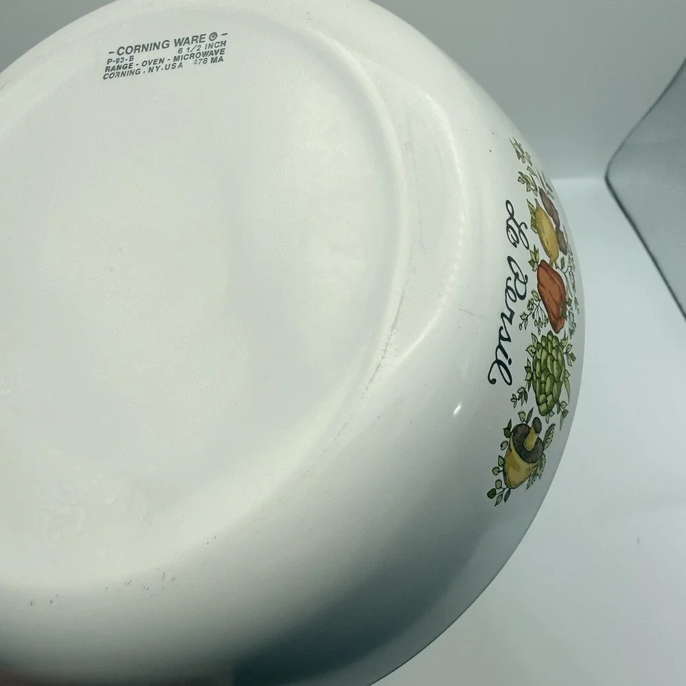 Vintage Corning Ware P-83-B Spice of‎ Life Le Persil 6 1/2